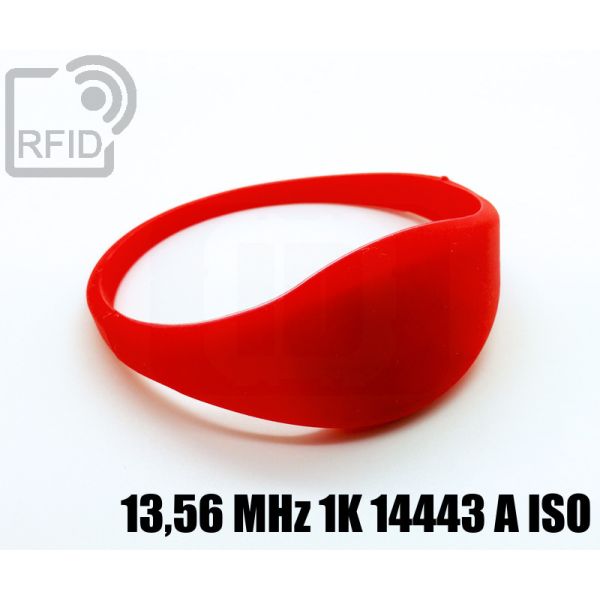 BR09C23 Braccialetti RFID silicone sottile 13