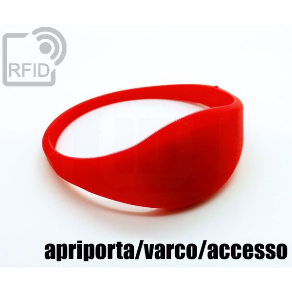 BR09C71 Braccialetti RFID silicone sottile apriporta-varco-accesso thumbnail