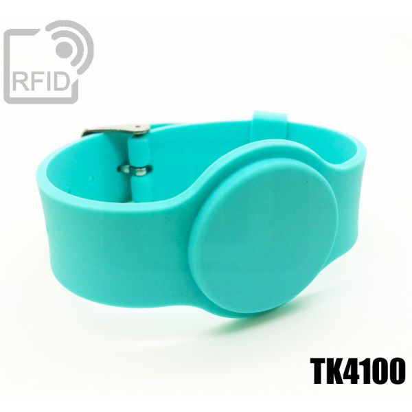 BR10C01 Braccialetti RFID silicone fibbia TK4100 swatch