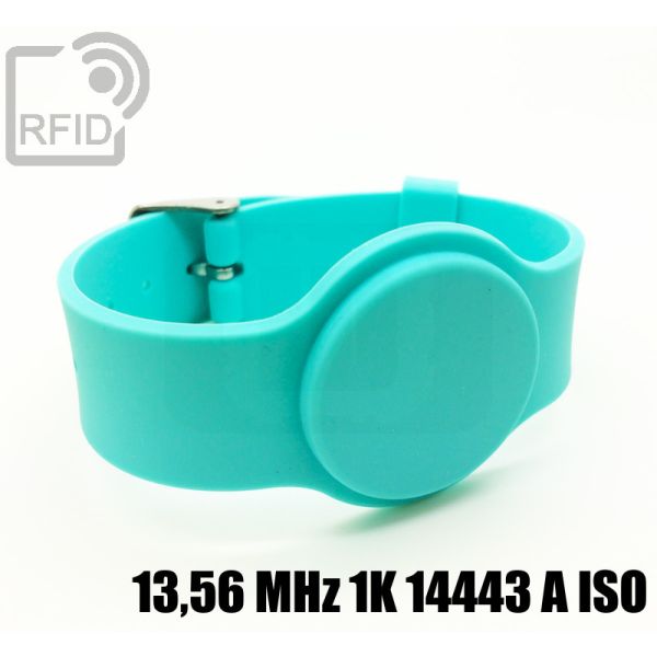 BR10C23 Braccialetti RFID silicone fibbia 13