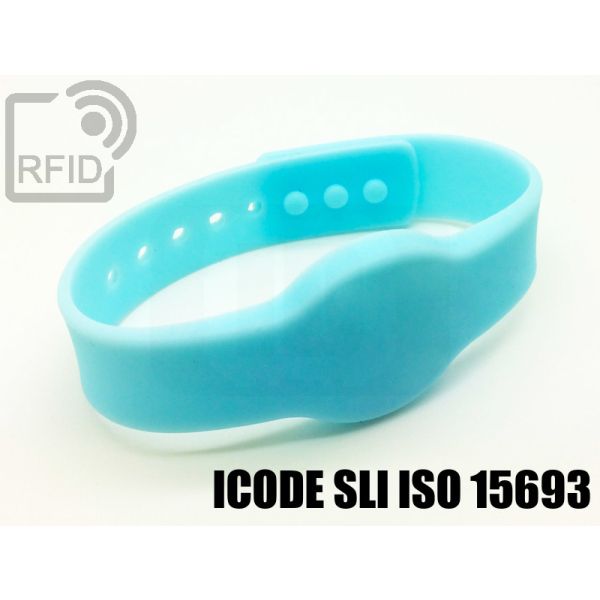 BR11C11 Braccialetti RFID silicone clip NFC ICode SLI iso 15693 swatch