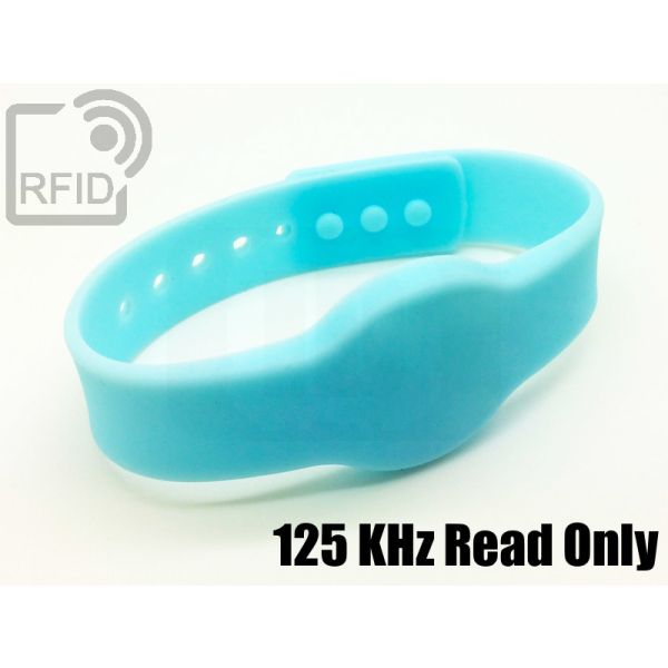 BR11C19 Braccialetti RFID silicone clip 125 KHz Read Only swatch