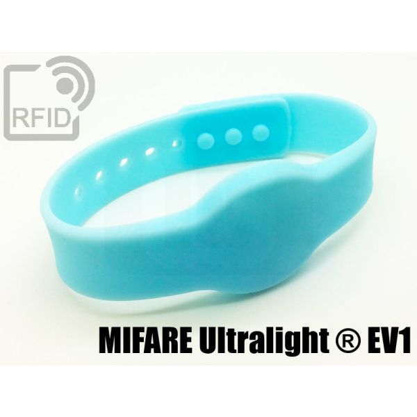 BR11C46 Braccialetti RFID silicone clip NFC Mifare Ultralight ® EV1 swatch