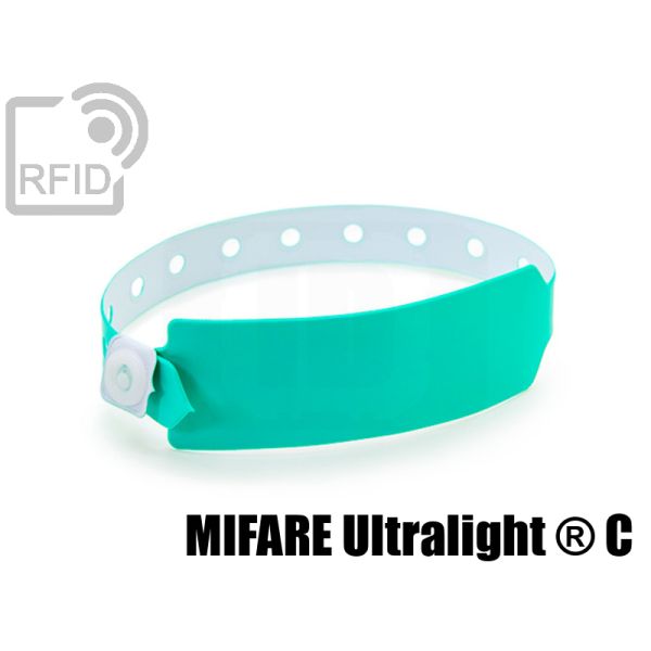 BR12C47 Braccialetti RFID vinile monouso NFC Mifare Ultralight ® C swatch