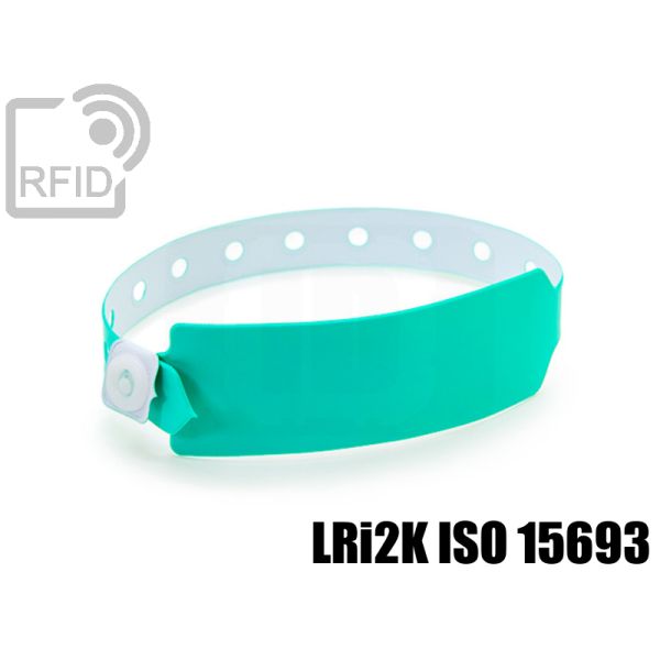 BR12C86 Braccialetti RFID vinile monouso LRi2K ISO 15693 thumbnail