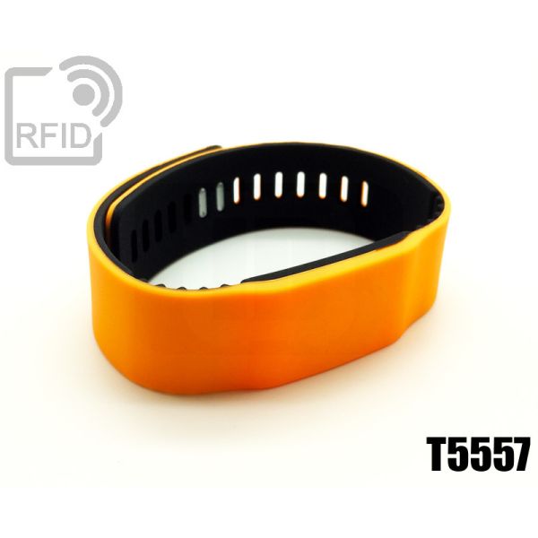 BR14C25 Braccialetti RFID silicone bicolore T5557 thumbnail