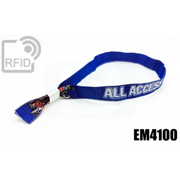 BR15C16 Braccialetti RFID in tessuto EM4100 thumbnail