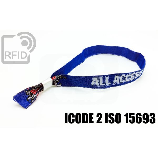 BR15C51 Braccialetti RFID in tessuto ICode 2 iso 15693 swatch