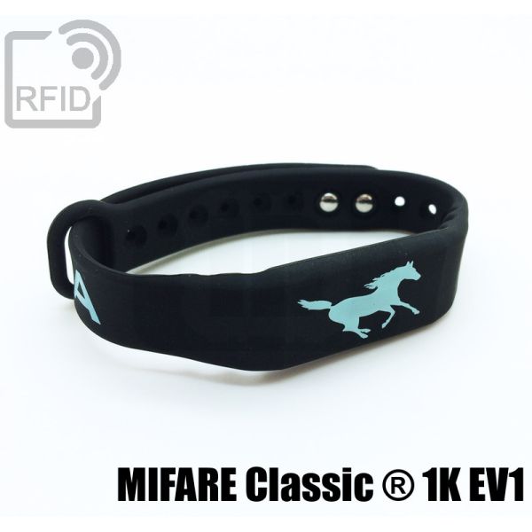 BR16C08 Braccialetti RFID silicone fitness Mifare Classic ® 1K Ev1 thumbnail
