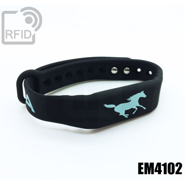 BR16C17 Braccialetti RFID silicone fitness EM4102 swatch
