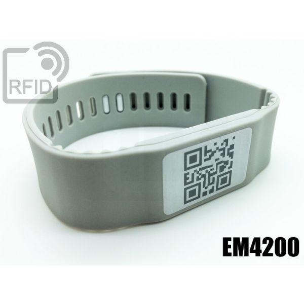 BR17C02 Braccialetti RFID silicone banda EM4200 thumbnail