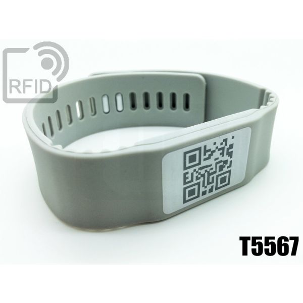 BR17C04 Braccialetti RFID silicone banda T5567 thumbnail
