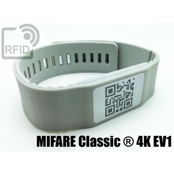 BR17C09 Braccialetti RFID silicone banda Mifare Classic ® 4K Ev1 swatch