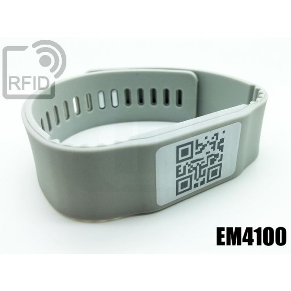 BR17C16 Braccialetti RFID silicone banda EM4100 thumbnail