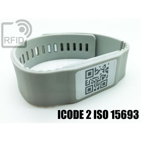 BR17C51 Braccialetti RFID silicone banda ICode 2 iso 15693 swatch