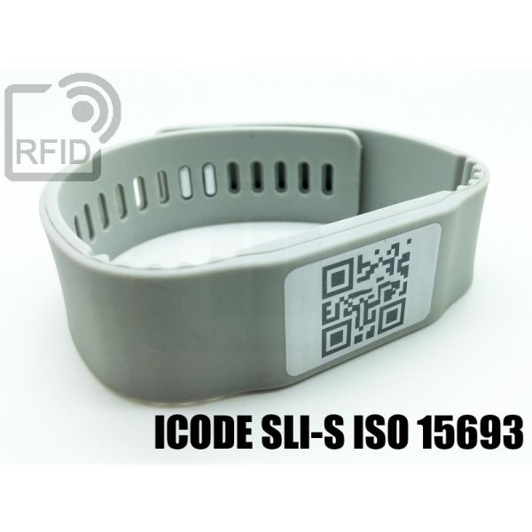 BR17C52 Braccialetti RFID silicone banda ICode SLI-S iso 15693 thumbnail