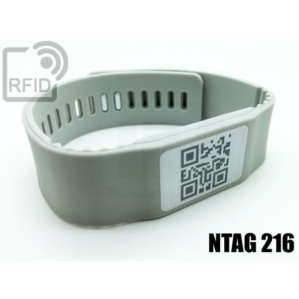 BR17C68 Braccialetti RFID silicone banda NFC ntag216 swatch