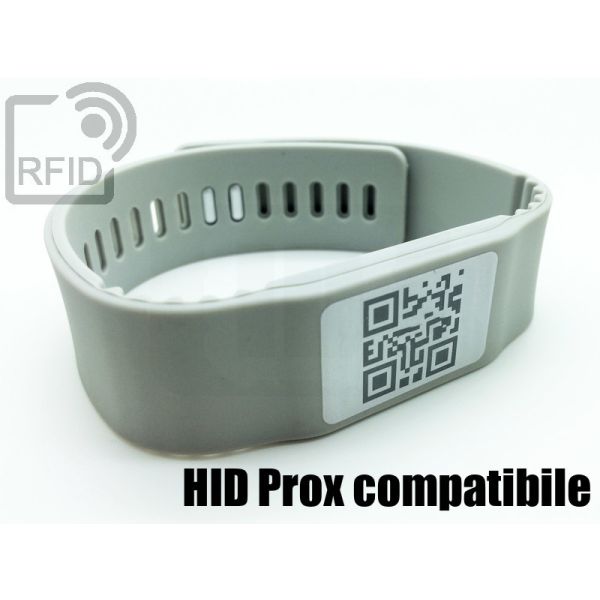 BR17C76 Braccialetti RFID silicone banda HID Prox compatibile thumbnail
