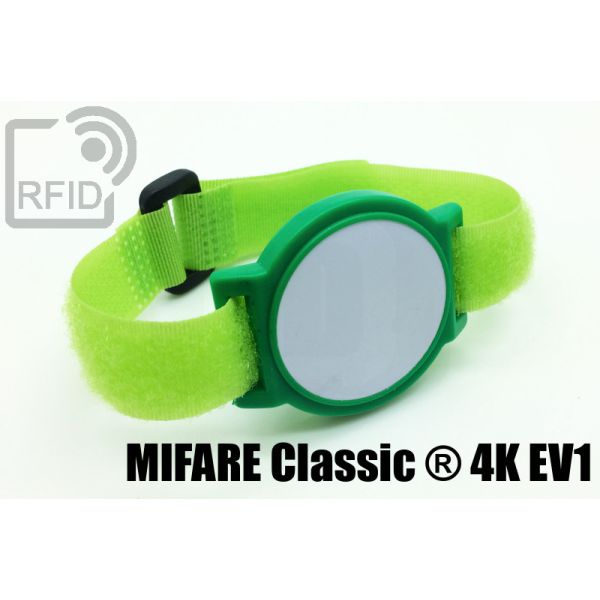 BR18C09 Braccialetti RFID ABS a strappo Mifare Classic ® 4K Ev1 swatch