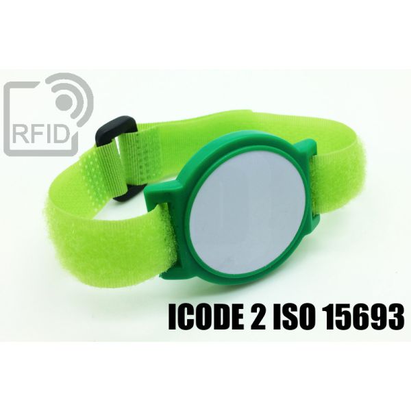 BR18C51 Braccialetti RFID ABS a strappo ICode 2 iso 15693 swatch