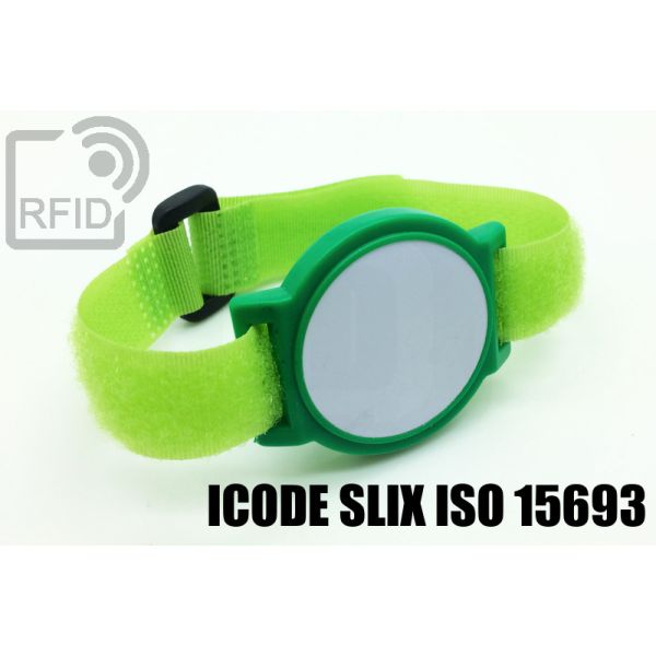 BR18C53 Braccialetti RFID ABS a strappo ICode SLIX iso 15693 thumbnail