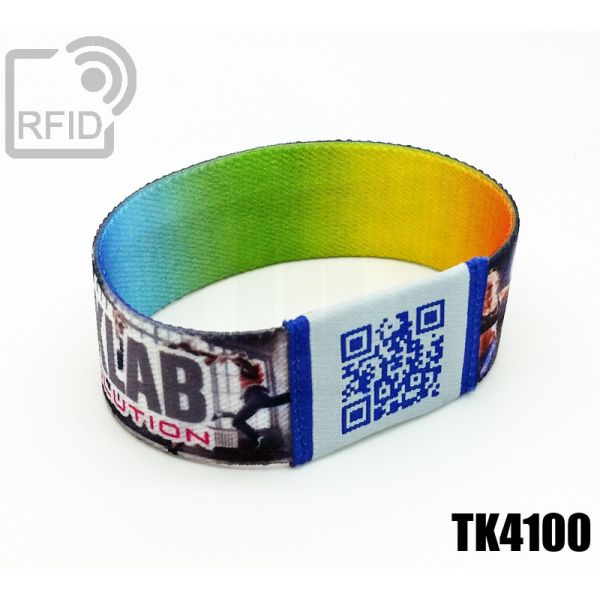 BR21C01 Braccialetti RFID elastico 25 mm TK4100 thumbnail