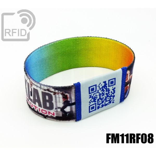 BR21C07 Braccialetti RFID elastico 25 mm FM11RF08 thumbnail