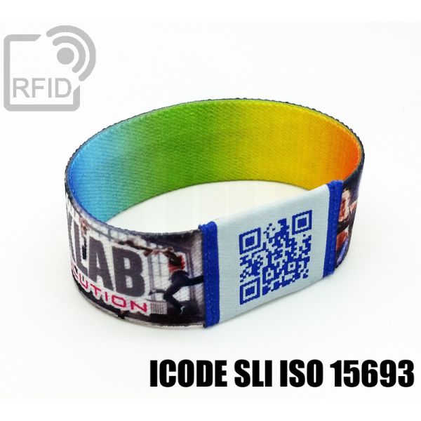 BR21C11 Braccialetti RFID elastico 25 mm NFC ICode SLI iso 15693 swatch