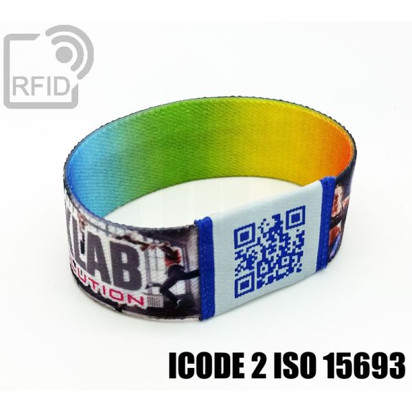 BR21C51 Braccialetti RFID elastico 25 mm ICode 2 iso 15693 swatch