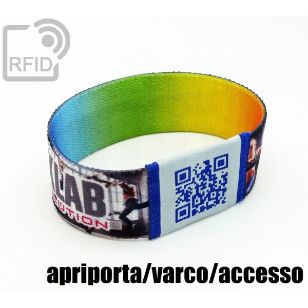 BR21C71 Braccialetti RFID elastico 25 mm apriporta-varco-accesso thumbnail