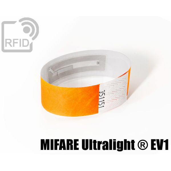 BR25C46 Braccialetti RFID Tyvek ® NFC Mifare Ultralight ® EV1 swatch