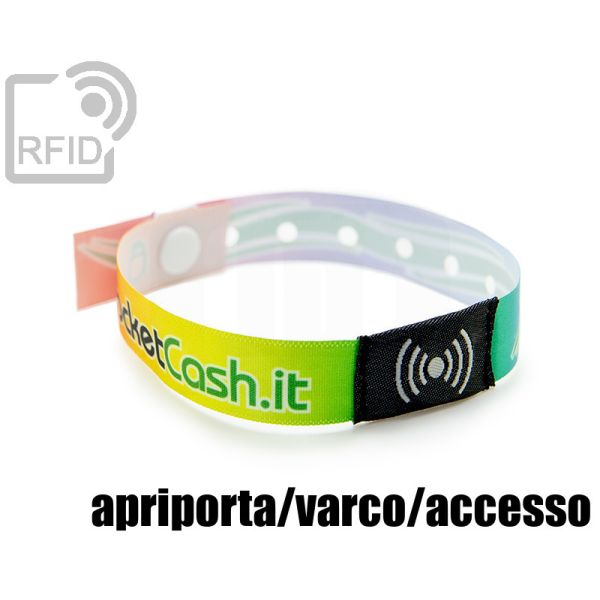 BR26C71 Braccialetti RFID in raso monouso apriporta-varco-accesso swatch