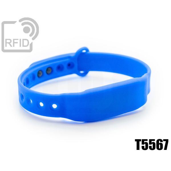 BR28C04 Braccialetti RFID silicone slim clip T5567 swatch