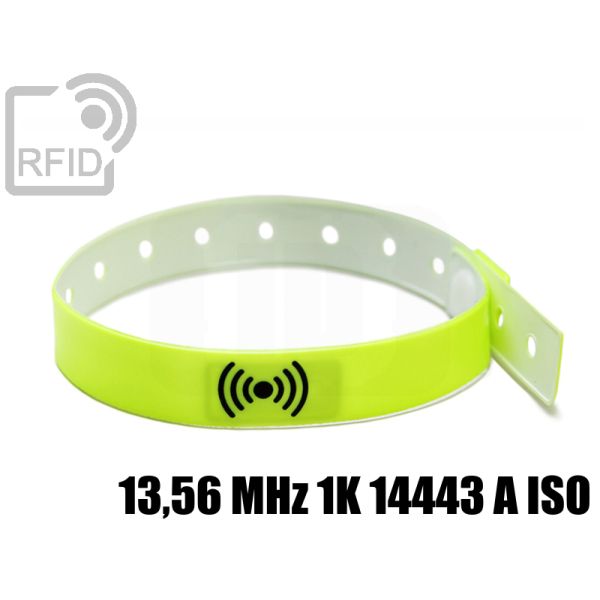 BR30C23 Braccialetti RFID vinile monouso 14 mm 13