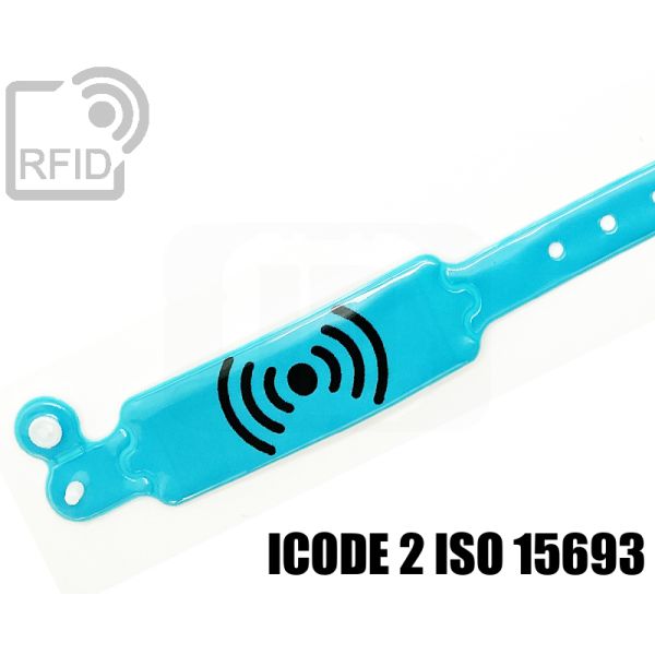 BR31C51 Braccialetti RFID monouso impermeabili ICode 2 iso 15693 swatch