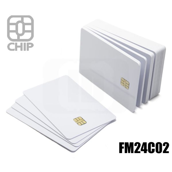 CC01L13 Tessere chip card bianche FM24C02 swatch