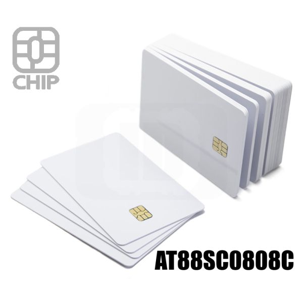 CC01L22 Tessere chip card bianche AT88SC0808C swatch