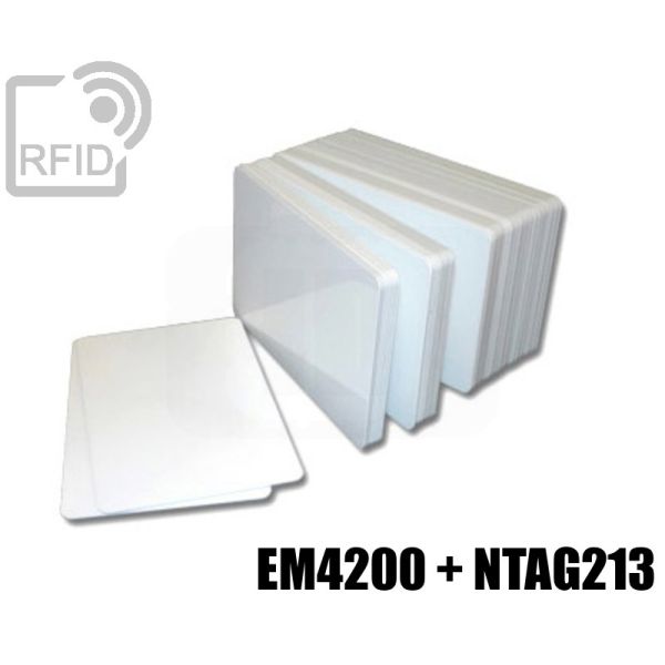 CD01D32 Tessere doppia - tripla frequenza NFC EM4200 + Ntag213 thumbnail