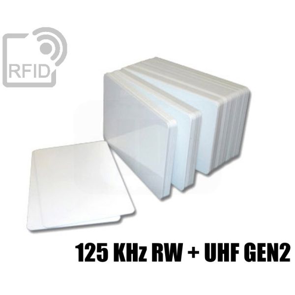CD01D40 Tessere doppia - tripla frequenza 125 KHz RW + UHF Gen2 thumbnail