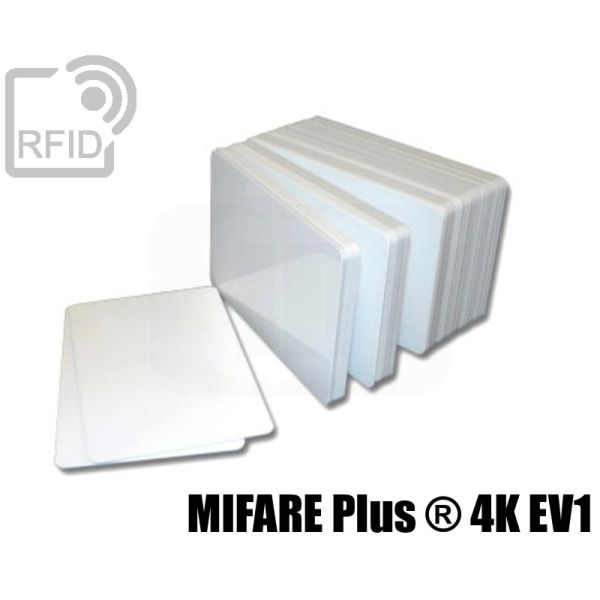 CR01C14 Tessere card bianche RFID Mifare Plus ® 4K Ev1 swatch
