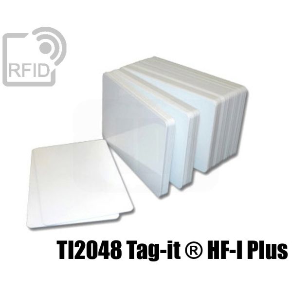 CR01C27 Tessere card bianche RFID NFC TI2048 Tag-it ® HF-I Plus swatch