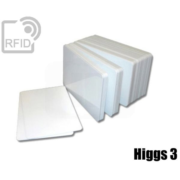 CR01C33 Tessere card bianche RFID Alien H3 Higgs 3 swatch