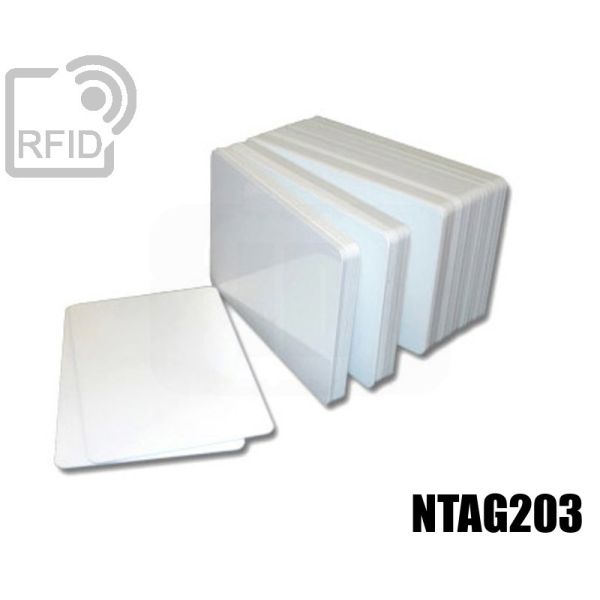 CR01C35 Tessere card bianche RFID NFC Ntag203 swatch