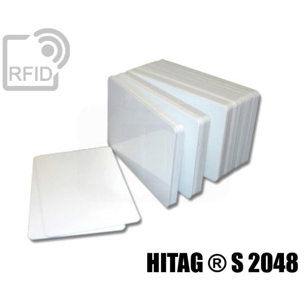 CR01C42 Tessere card bianche RFID Hitag ® S 2048 swatch