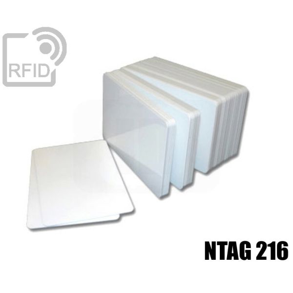 CR01C68 Tessere card bianche RFID NFC ntag216 swatch