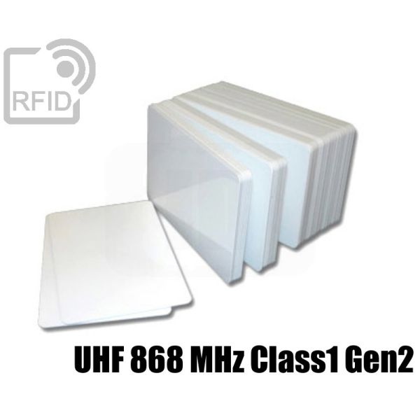 CR01C81 Tessere card bianche RFID UHF 868 MHz Class1 Gen2 swatch