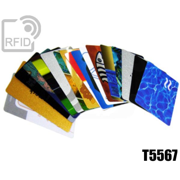 CR02C04 Tessere card personalizzate RFID T5567 swatch