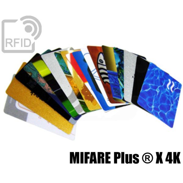 CR02C15 Tessere card personalizzate RFID Mifare Plus ® X 4K thumbnail