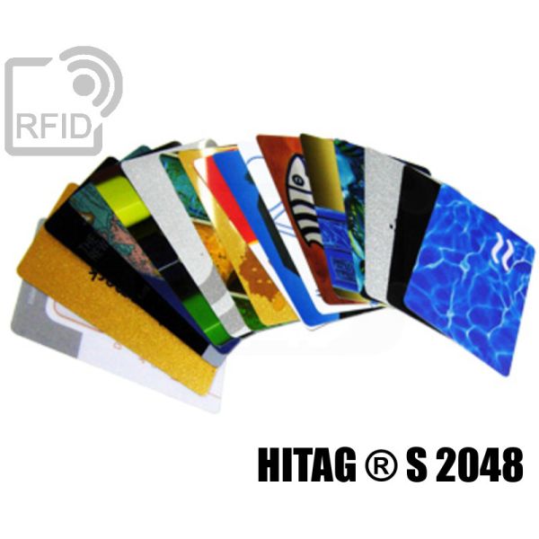 CR02C42 Tessere card personalizzate RFID Hitag ® S 2048 swatch