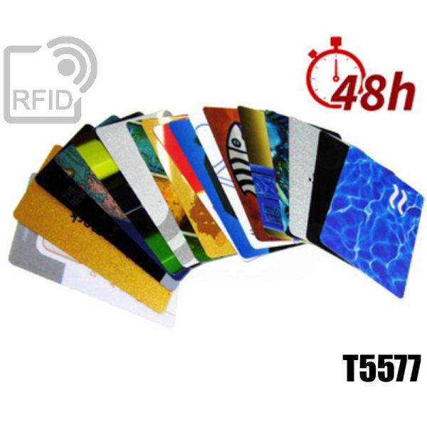 CR03C40 Tessere card stampa 48H RFID T5577 swatch